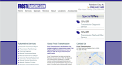Desktop Screenshot of frosttrans.com