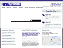 Tablet Screenshot of frosttrans.com